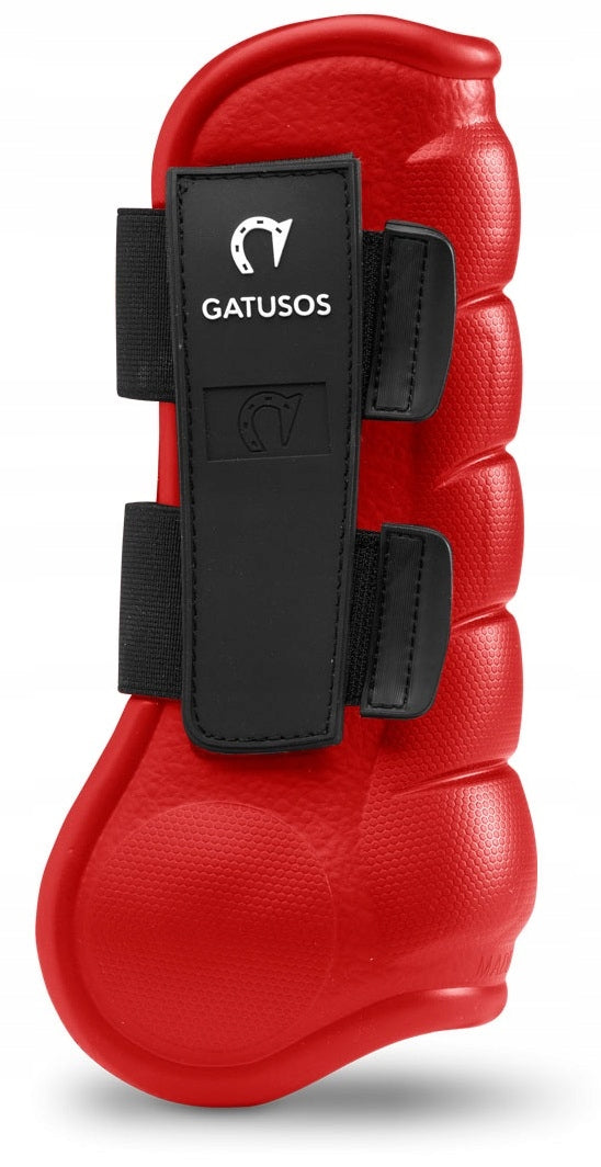 Ochraniacze skokowe GATUSOS DELUXE przody czerwone - Cavalo